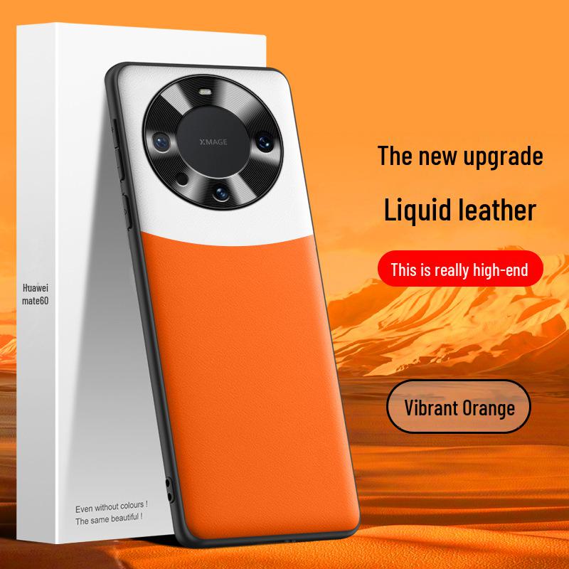 

Защитный чехол из жидкой кожи для Huawei Mate60, защита от падений, отправка по одной штуке. Huawei Mate60