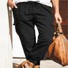 Women Cargo Pants Autumn Spring Elastic Waist Pocket Armygreen Black Gray Long Trousers