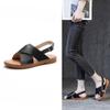 New Style of Flat Shoes Soft-soled Casual Breathable One-shoulder Strap Sandals for Women