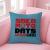 Anime Funny SSakamoto DDays Cushion Cover Pillow Case Soft Skin Friendly Fabric Comfort  Concealed Zipper
