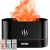 Air Humidifier Night Lamp Flame Effect + 3 Fragrance Oils