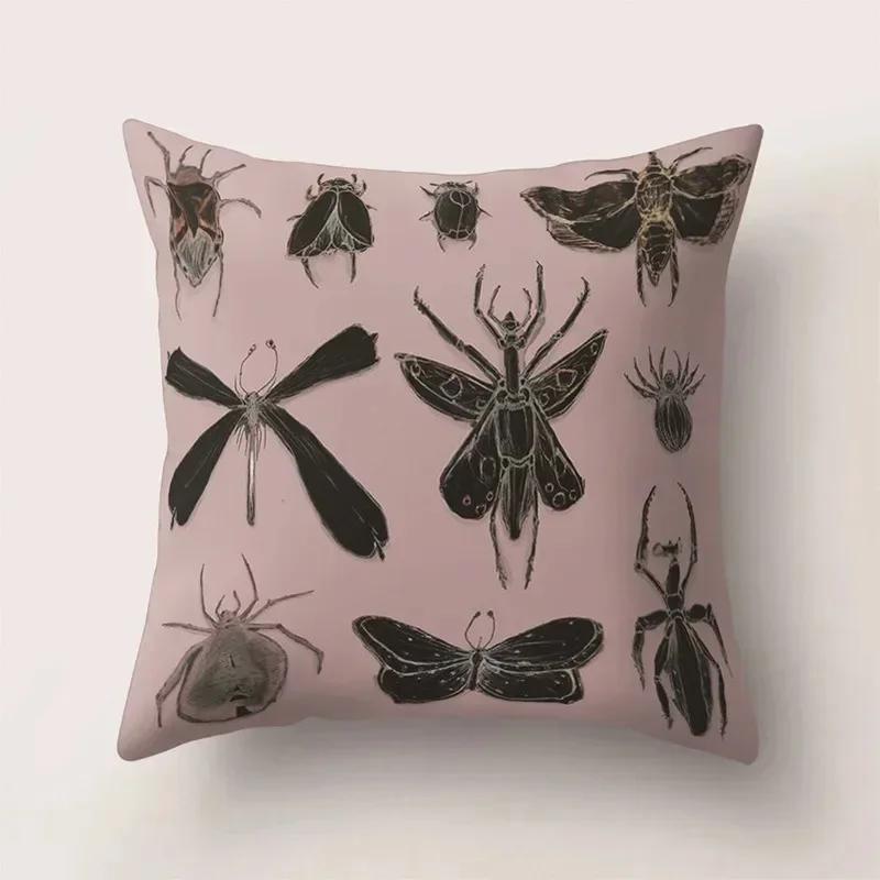 Bunter Schmetterlingsmuster Kissenbezug Auto Wohnzimmer Sofa Kissenbezug Luxuriöse Heimdekoration Kissenbezug