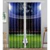 American Football Stadium Arena Night Spotlights Sky Bedroom Window Shade Curtains for Boys Men Teens Printed Living Room Drapes