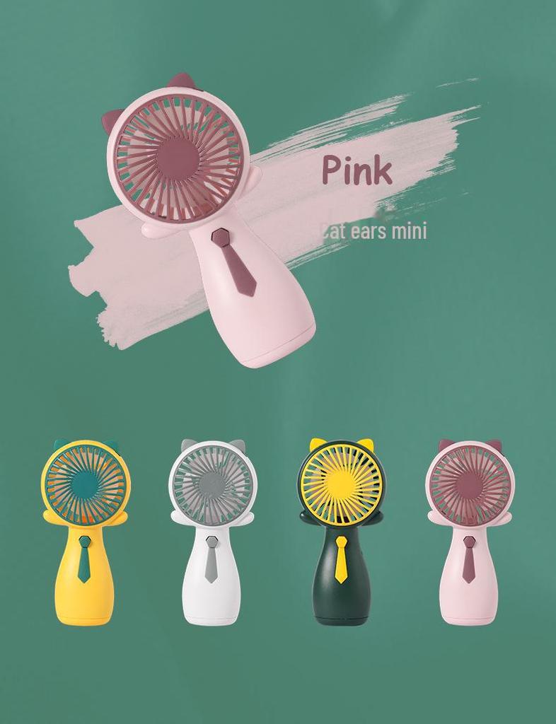 USB Rechargeable Cartoon Snail Handheld Fan: A Fun Summer Gift for Kids and Students