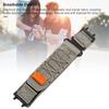 Nylon Band for T Rex 3 Hook and Loop Adjustable Sporty Style Replacement Smartwatch Wristband Loop Strap Grey