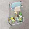 Modern Wall-Mounted Kitchen Towel & Dishcloth Drying Rack
