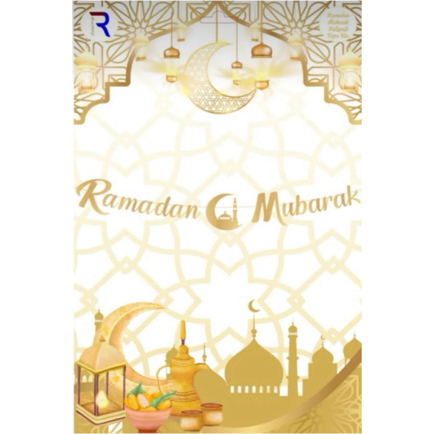 

Ramadan Ornaments Ramadan Mubarak Metallized Decorative Banner Tüm Yaşlar золотий