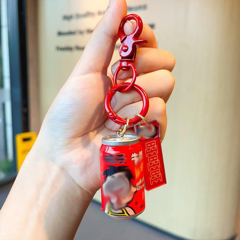 Portachiavi Mini Lattina di Soda in Resina Realistica Accessori alla Moda per Feste e Regali