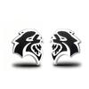 2Pcs 3D Metal Car Styling Body Door Trunk Emblem Badge Sticker Accessories