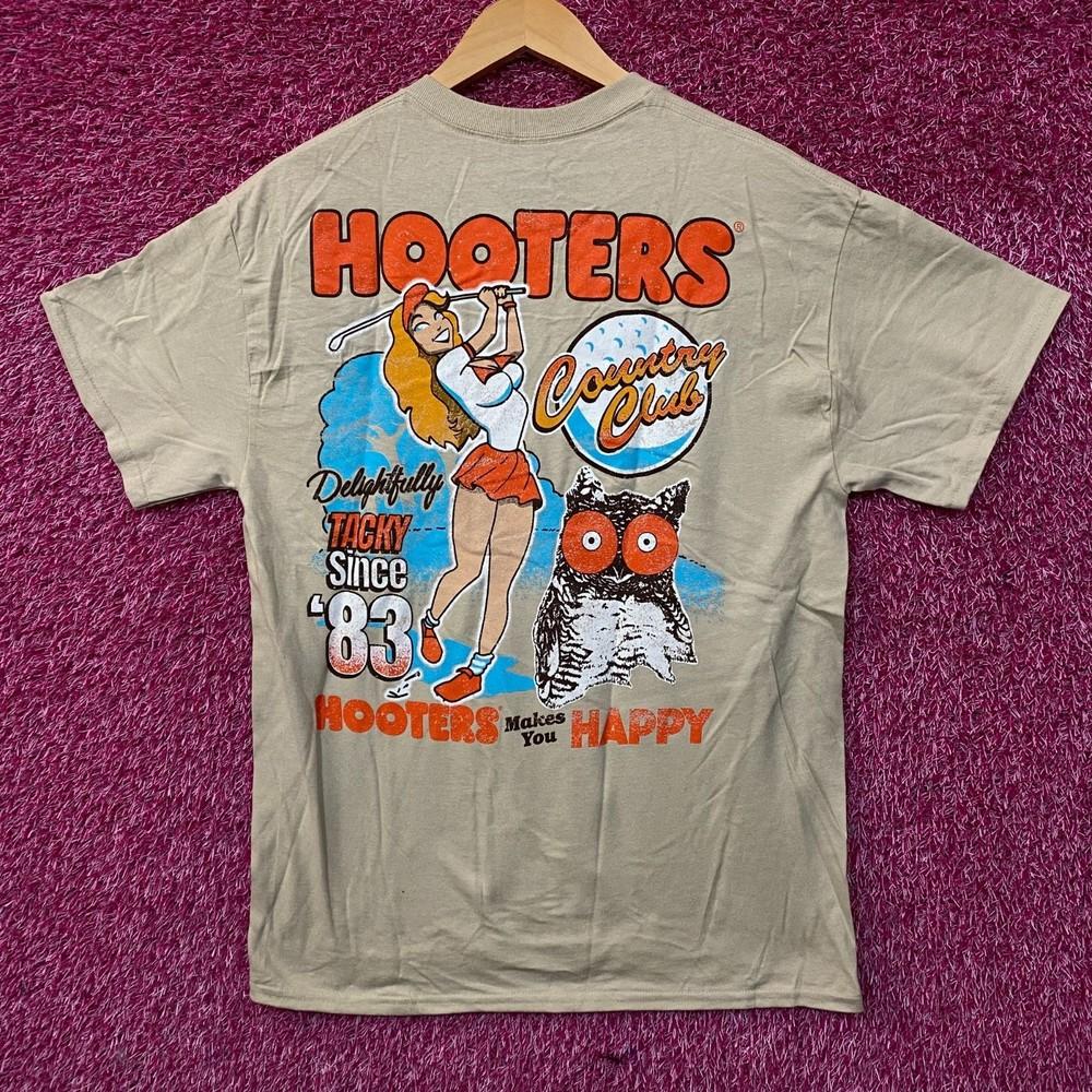 Hooters Country Club Delightfully Tacky Since 83 TShirt Large Unisex T-Shirt XL