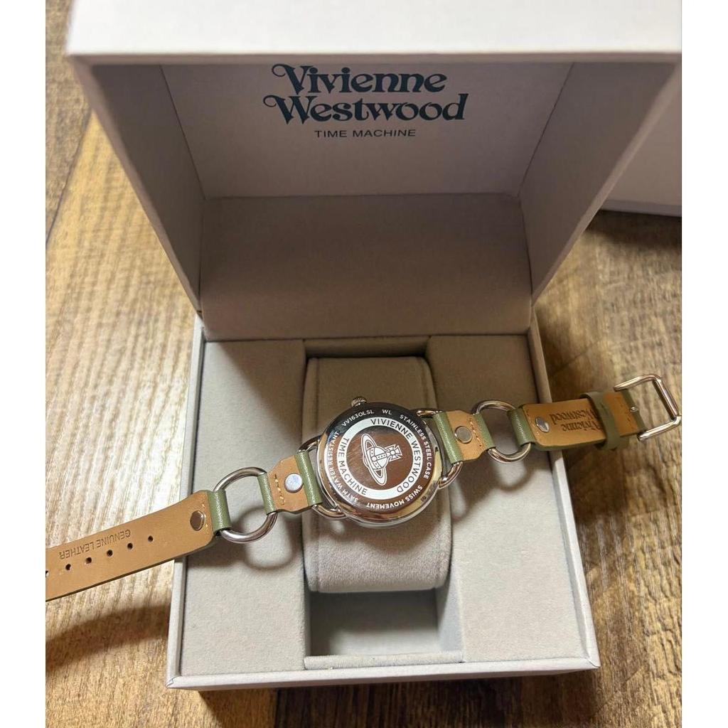 Used Vivienne Westwood watch silver x khaki