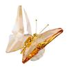 Crystal Butterfly Figurine with Clear Glass Balls Base Glass Butterfly Statue Crystal Animal Figurine for Home Ornament