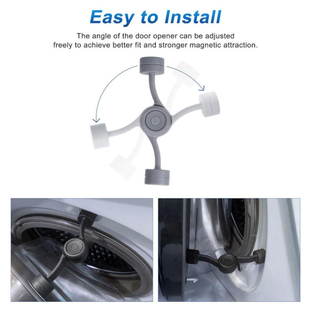 Adjustable Angle `Washing Machine Door Opener Anti-mold Door Opener Storage