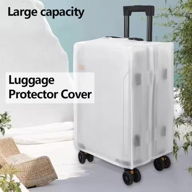 New High Quality Portable Frosted Luggage Protector Cover Waterproof Dustproof Luggage Cover Durable Suitcase Cover Protector