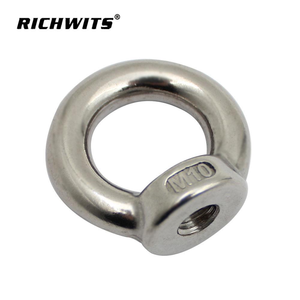 German Standard DIN582 Stainless Steel Eye Nut, 304/316 M5-304 (14g)