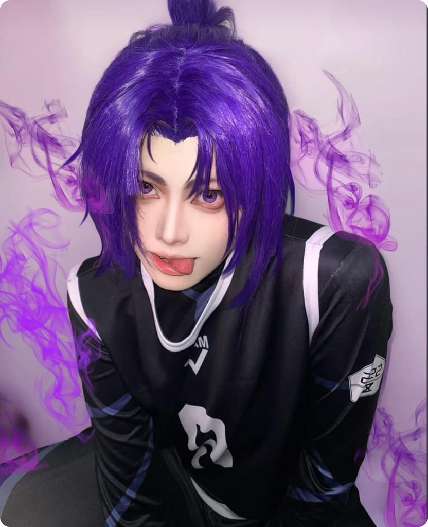 Blue Lock Cosplay Mikage Reo Cosplay Costume with Mikage Reo Soccer Training Team Building First Number Blue Lock Rank 250 Reo Building 5 Black with