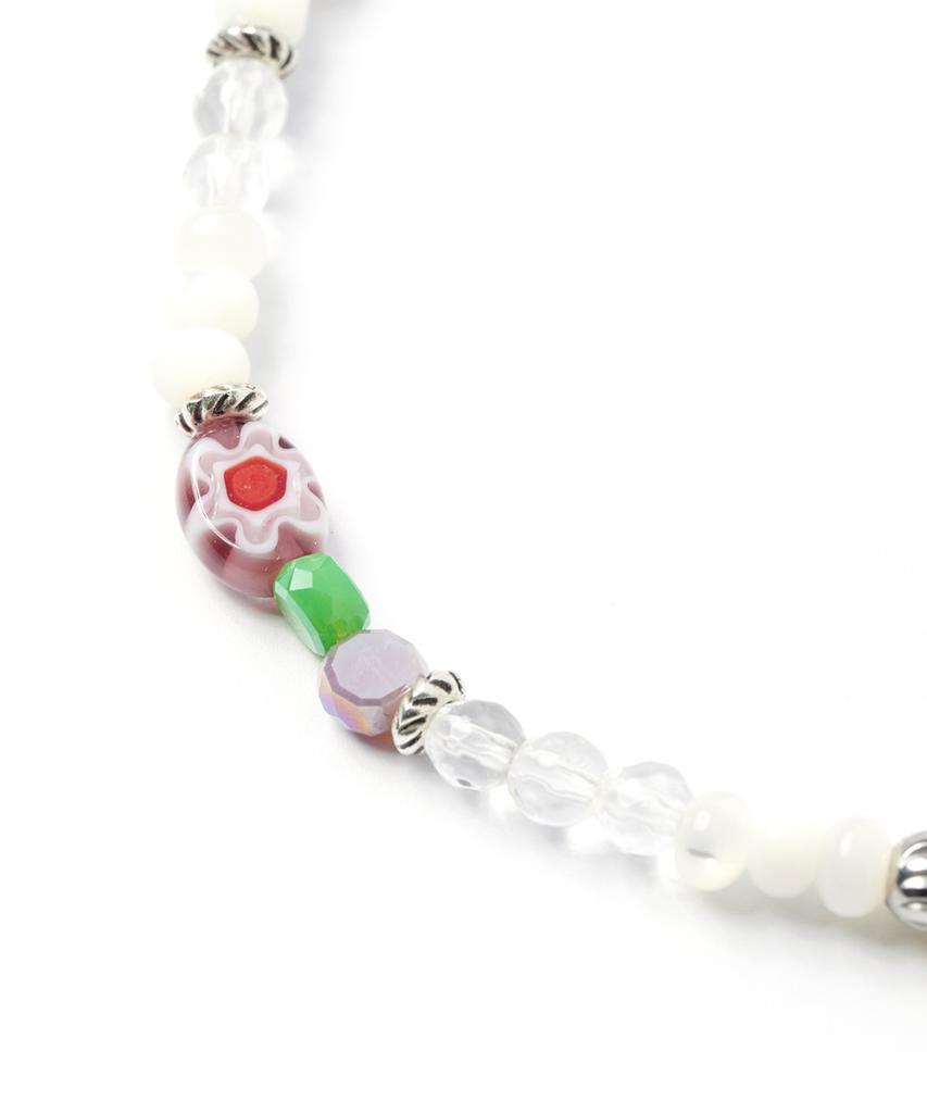 Polalita Color Dot Crystal Bracelet (Plt-Br-063_Wt)