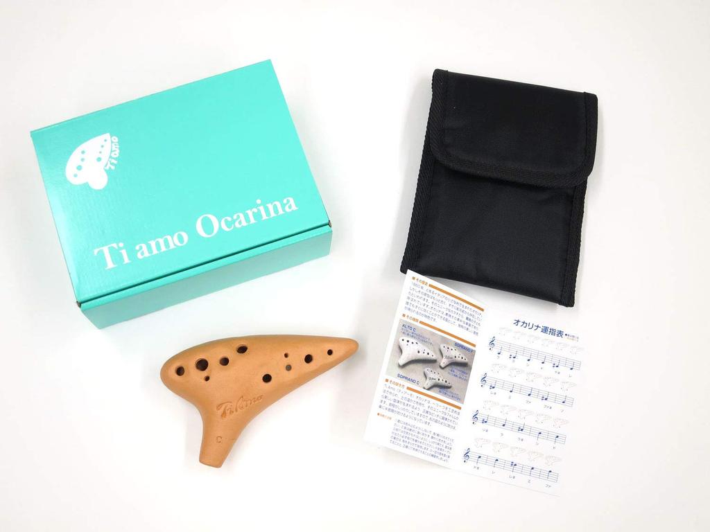 Ti Amo New Standard Ocarina Alto C Unglazed T-NACNT