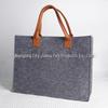 Stylish Color Block Felt Tote Bag - Large Capacity, Customizable for Gifts & Business