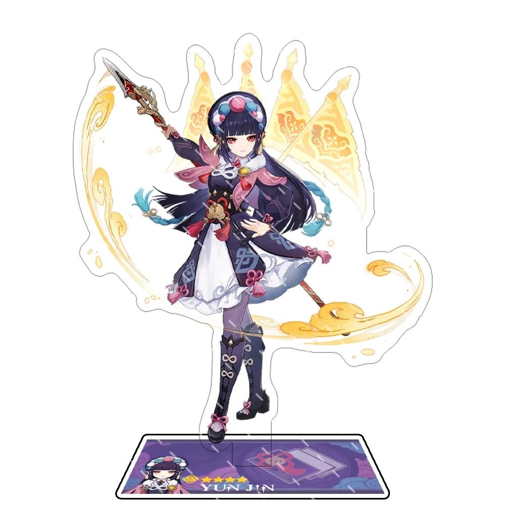 Anime Figure Impact Wanderer Nahida Cyno Yelan Acrylic Stand Model Plate Desk Decor Standing Sign Fans Gift