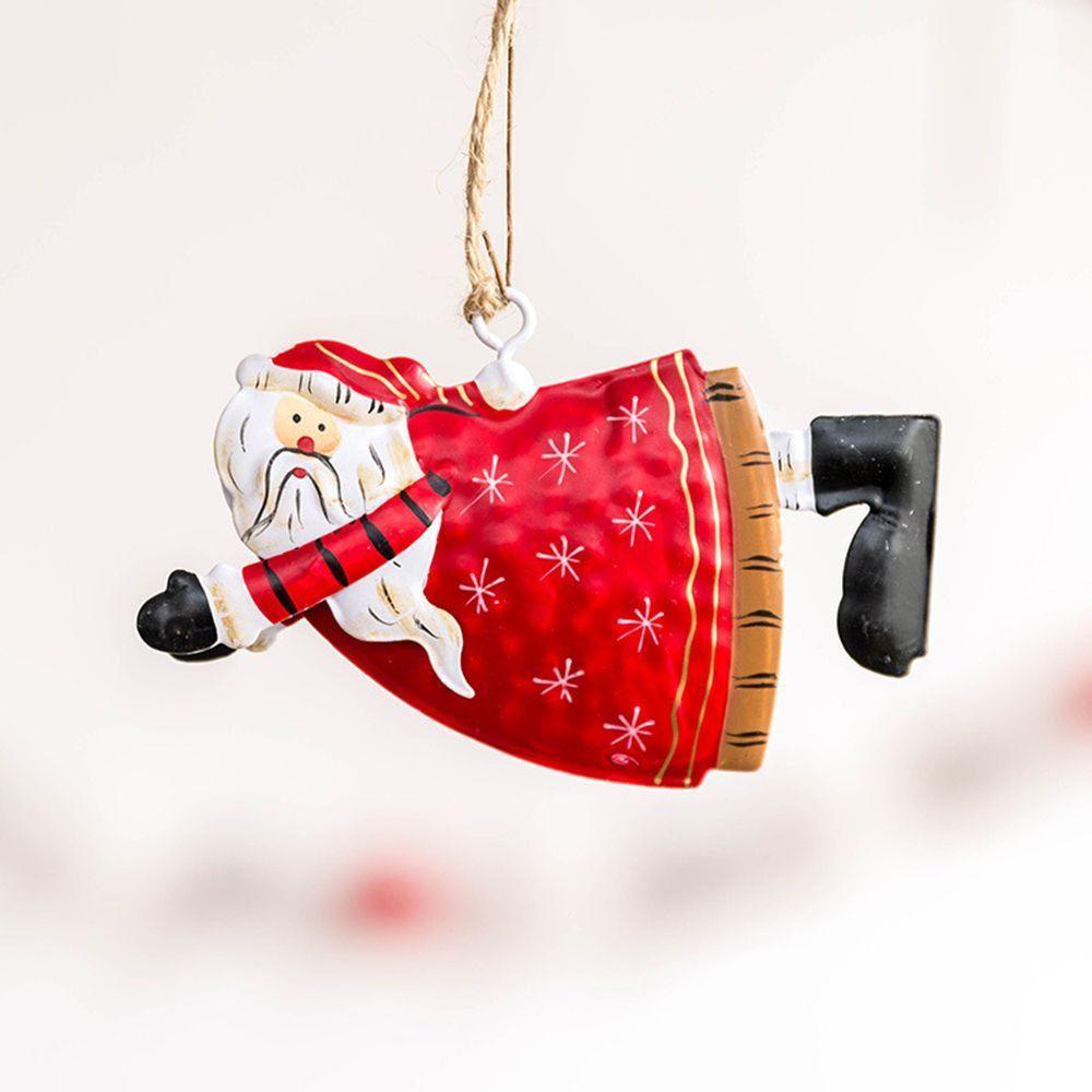 Santa Claus Hanging Pendants Cartoon Angel Girl Drop Ornaments Christmas Decorations  Festival