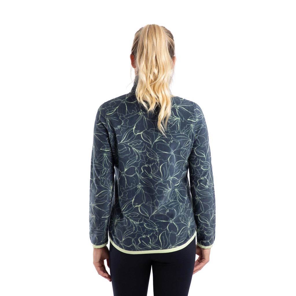 Weird Fish Womens/Ladies Reena Printed Quarter Zip Fleece Top