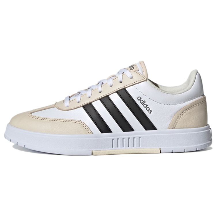 Adidas Neo Gradas Durable Non-Slip Low-Top Skate Shoes Women Sneakers White Beige H01221