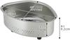 Shimomura Kihan Triangular Corner that is Less Likely to Accumulate Dirt in Easy to Rubber Prevents Food Waste and Trash Stainless 45147 [Made Japan]