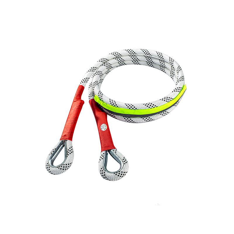 

Автомобильный буксировочный трос, внедорожный страховочный трос для кемпинга на открытом воздухе, автомобильный спасательный трос, U-образная стальная пряжка, тяговый трос из полиэстера белый