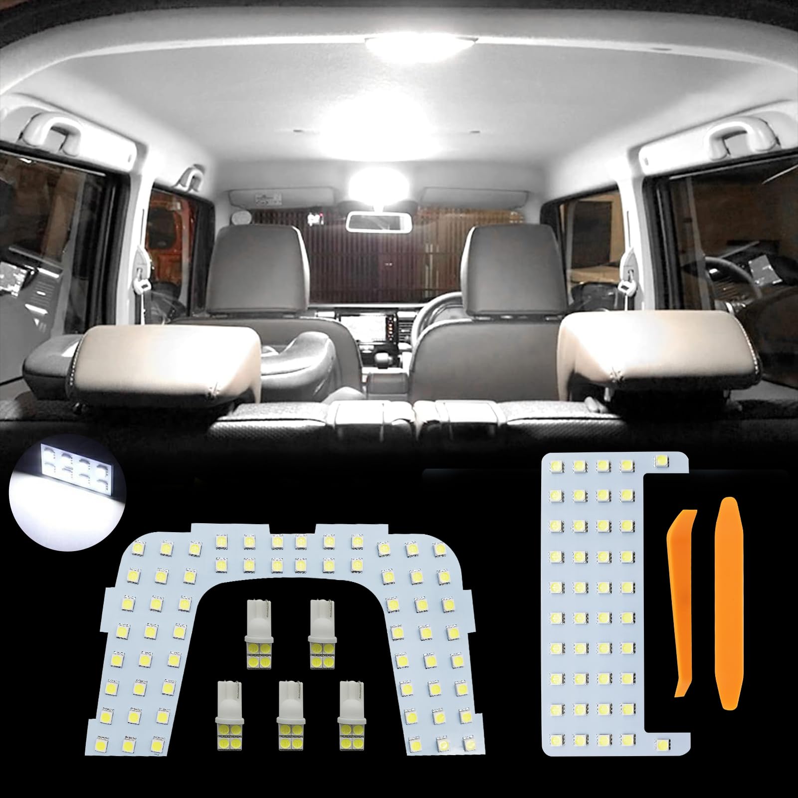 

Zealsun Prius 50 Series LED Room OEM Easy No Modification Prius 50 Series Interior Prius Room Car 3Chip 5050 LED Specially Designed for and Custom