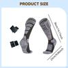 Heated Socks Boot Sock Knee High for Outdoor Sports Skating Skiing Hiking
