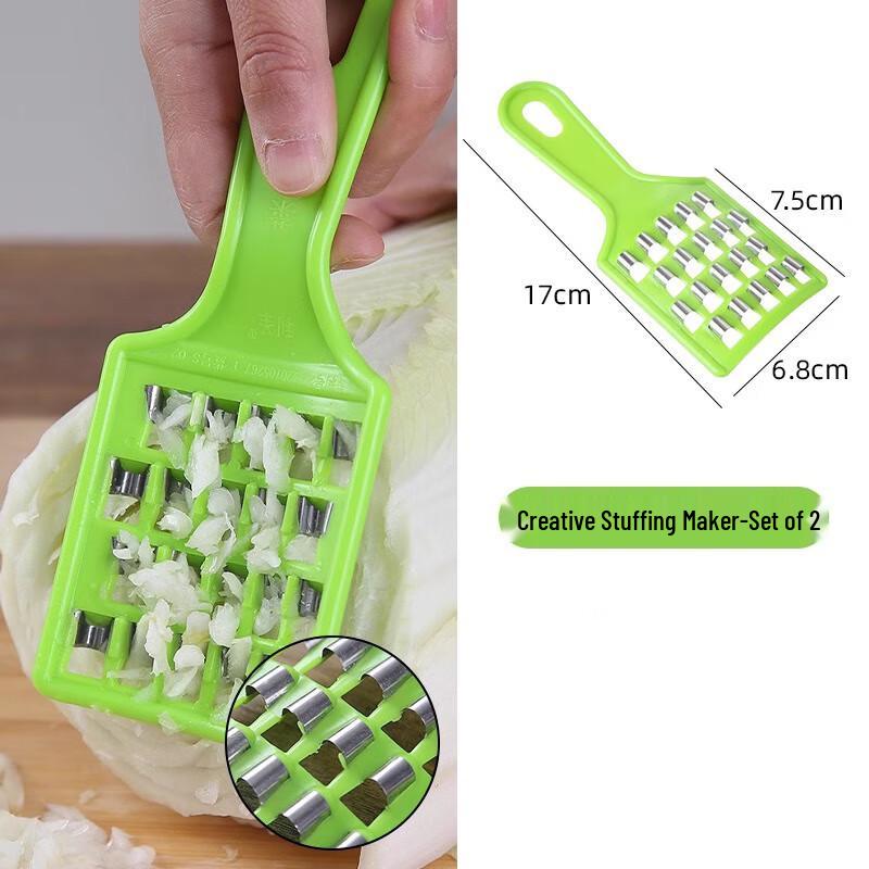 

Manual Dumpling Filling Chopper & Grater Set