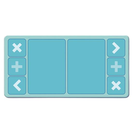 Fidget Spielmatte für Kinder Handelsbrettmatte, Rutschfeste Gummi-Tischmatte 24 x 12 Zoll Spielzeugbrett für Sammler, Geschenk Party