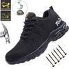 Warehouse, Mining Shoes Men Safety Work Shoes Steel Toe Cap Puncture-Proof Boots Construction Sneakers Protective Light Sneaker