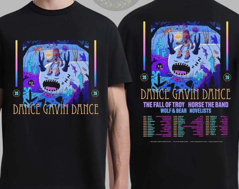 Dance Gavin Dance Summer North America Tour 2026 Schedule T-Shirt Unisex T-Shirt S