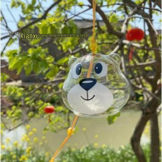 Hand-Painted Glass Wind Chimes for Student DIY Projects and Outdoor Decor