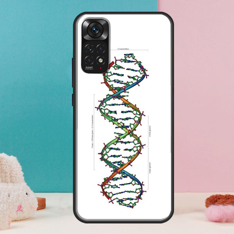 Science DNA Chemistry Case For Xiaomi Redmi Note 14 13 12 Pro 11 9 10 9S 10S 11S 12S Redmi 14C 13C 10C 12C Cover