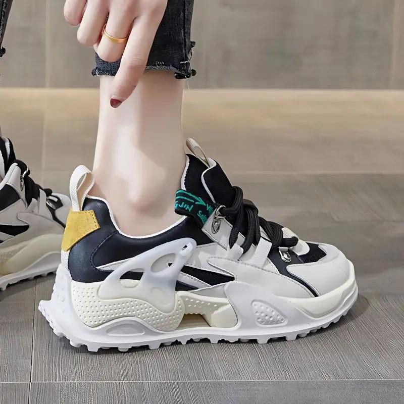 Mode Mode 2024 Sportlich Athletisch Damen Schuhe Schnürschuhe Trends Ein Stilvoller Neuankömmling Hochwertige Schuhe für Damen Ankunft Y2k H