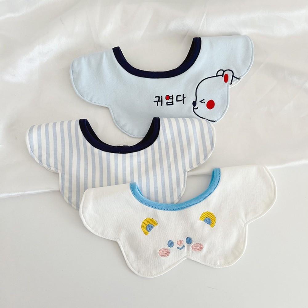 3pcs Set Breathable Drool Bibs Absorbent Bibs for Baby Girl Boy Baby Bib  Infant Daily Wear