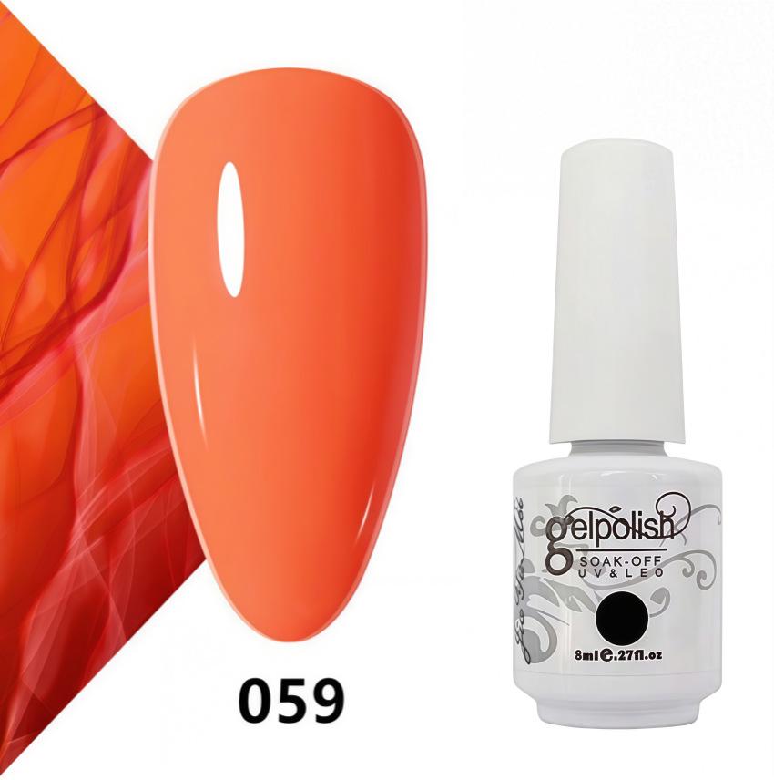 Amber Gel Polish Set: Gel Polish Manicure Kit with Whitening, Base Coat, and Sealer.