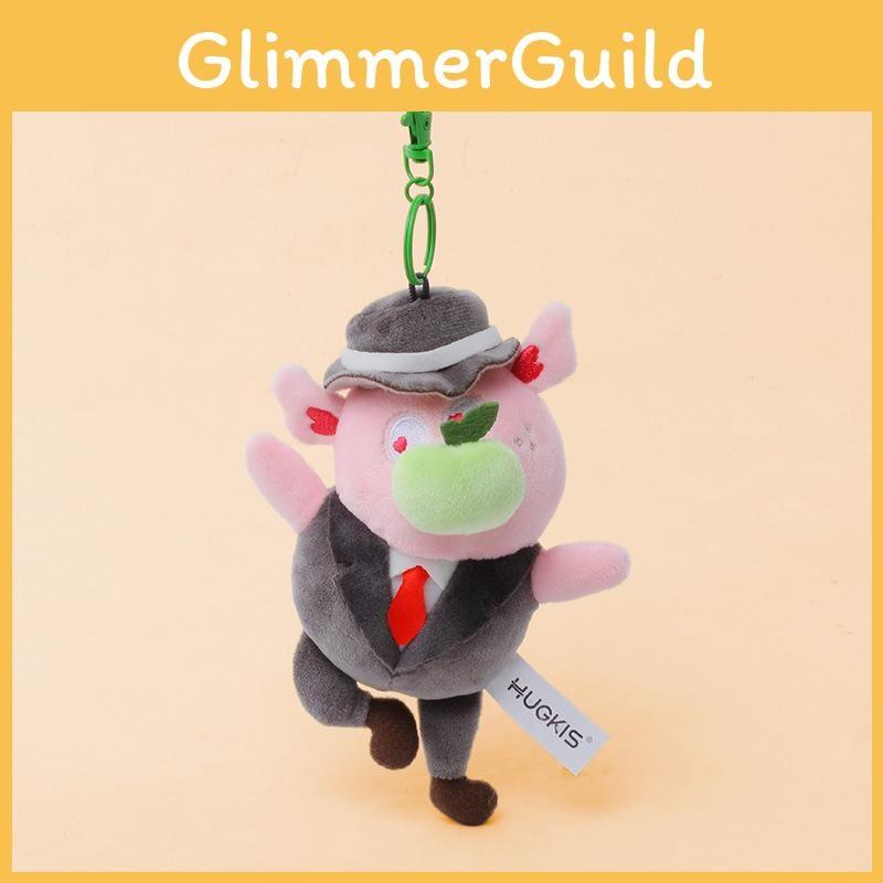 Cute Pig Cartoon Plush Keychain Pendant Short Girlfriendly Design Gift Doll