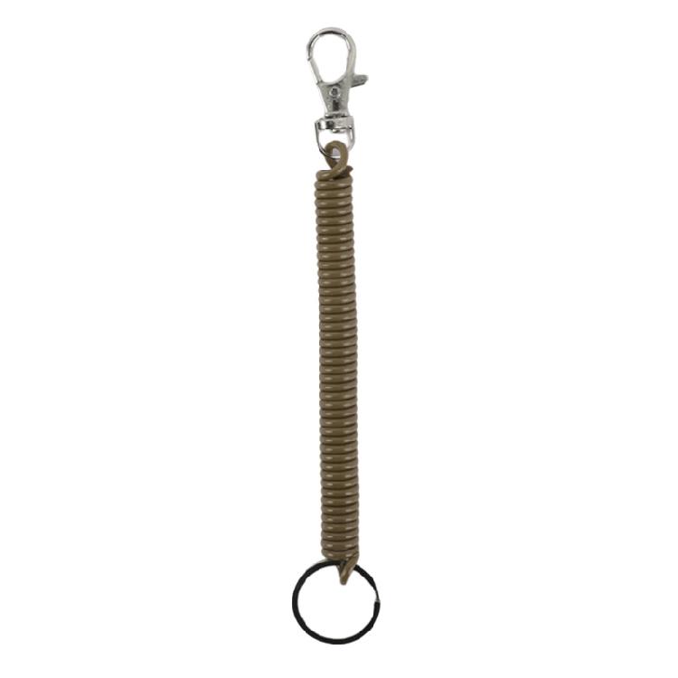 Portable Coil Springs Keychain Handmade Bag Ornament Gym Key Holder Hanging Ornament Suitable for Party Everyday Use