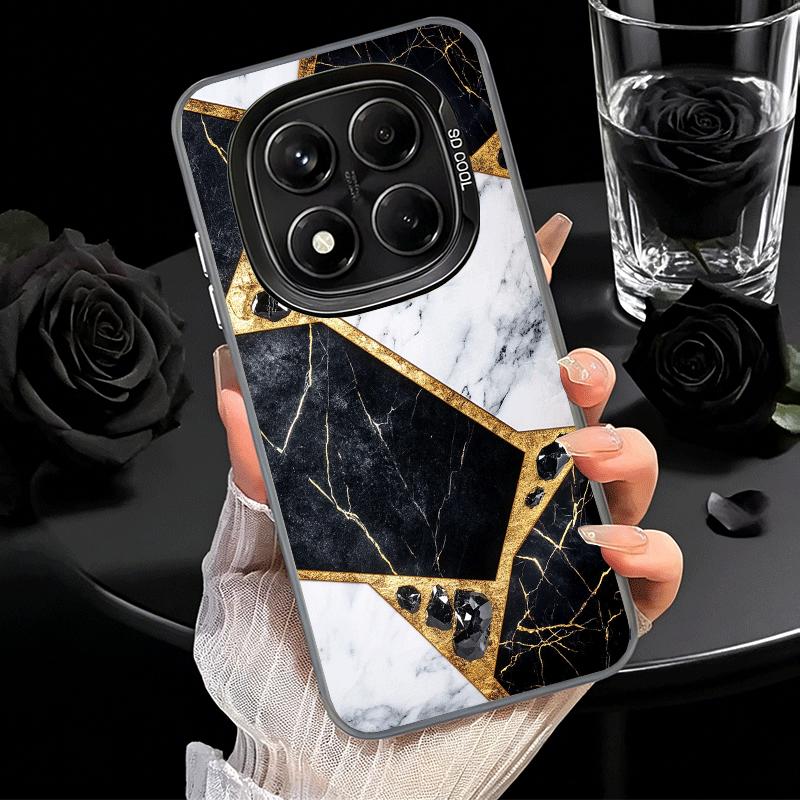 

Geometric Marble Pattern Shockproof Phone Case for Xiaomi Redmi Note 15 14 13 12 Pro Plus 11 11S 11T 5G Cover Anti Fall Fundas Redmi Note 11S 4G