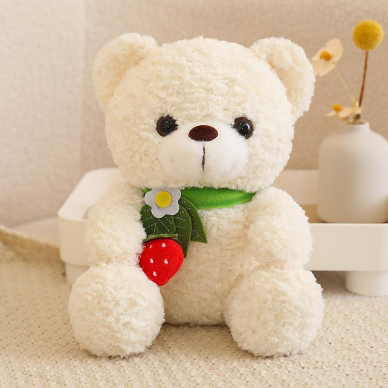 25cm Kawaii Small Teddy Bear Plush Toy Soft Stuffed Animal Plush Bear Toys Birthday Gift for Girls Kids Girls Boys Home Decor