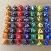 7Pcs KTV Party Multicolor Polyhedral Numbers Dice Table Board Game Supply Gift