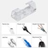Data Cable Fixing Clamp Self Adhesive Wire Manager Usb Charger Cord Organizer Telephone Line Winder Retainer Clip Cable