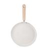 Non Stick Flat Bottomed Pan Beige Flat Bottomed Cooking Pot Durable Frying Pan  Breakfast