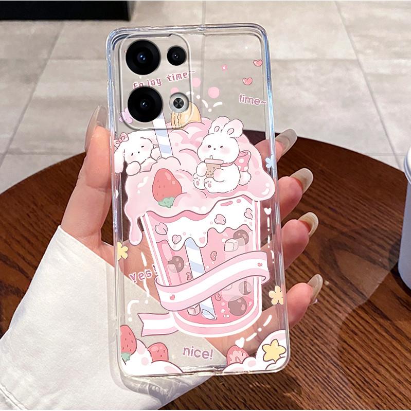 Hülle Für OPPO Reno13 Reno 13 Pro 5G Luxus Süßes Herz Hase Lustige Hülle OPPO Reno 13 13Pro Reno13Pro 5G Klare Weiche Handyhülle