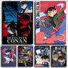 Anime D-Detective C-Conan Poster HD Home Decor Sticky Wall Waterproof Home Living Room Bar Aesthetic Decor