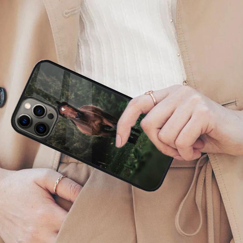 Domineering Cool Horse Magnetic Phone Case For APPLE iPhone 17 Air 16 14 13 12 Pro Max 15 Plus Wireless Charge MagSafe Cover